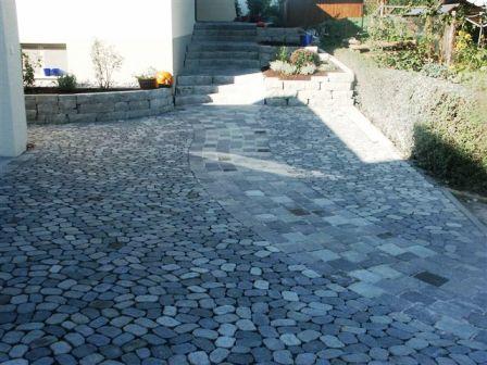 Kombination aus Arena und Tegula Grau-Variationen